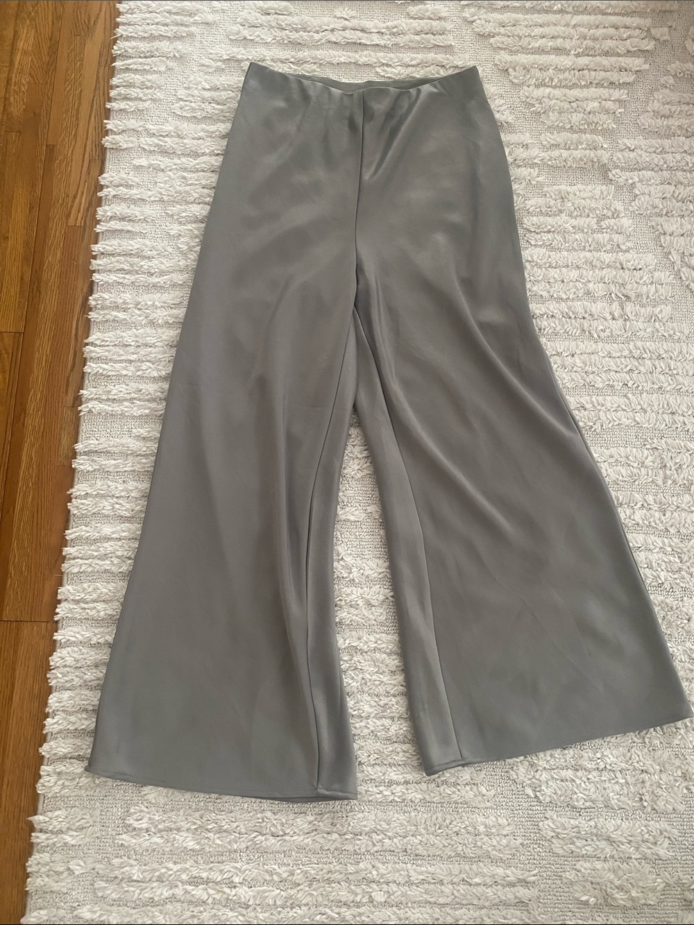 Joie Satin like Pants Steel Gray Sz 2